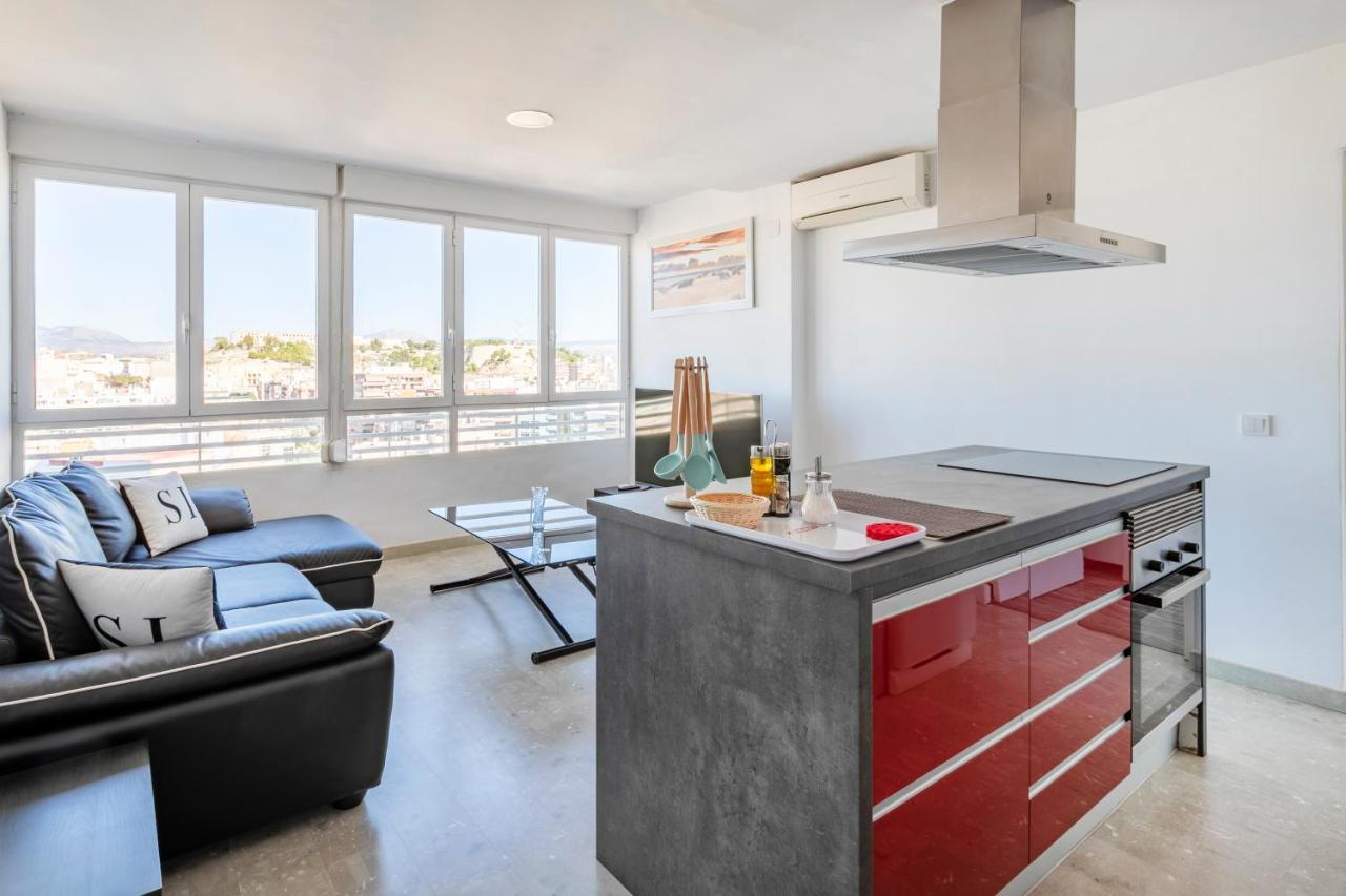 Beach Suite, City & Mountain View Alicante Esterno foto